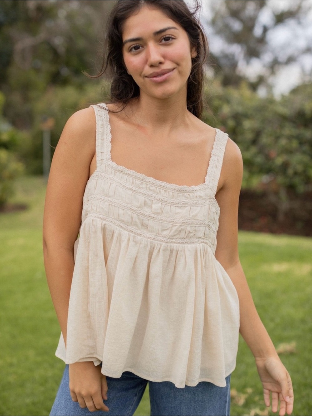 Neuflora Emilia Cotton Tank Medium